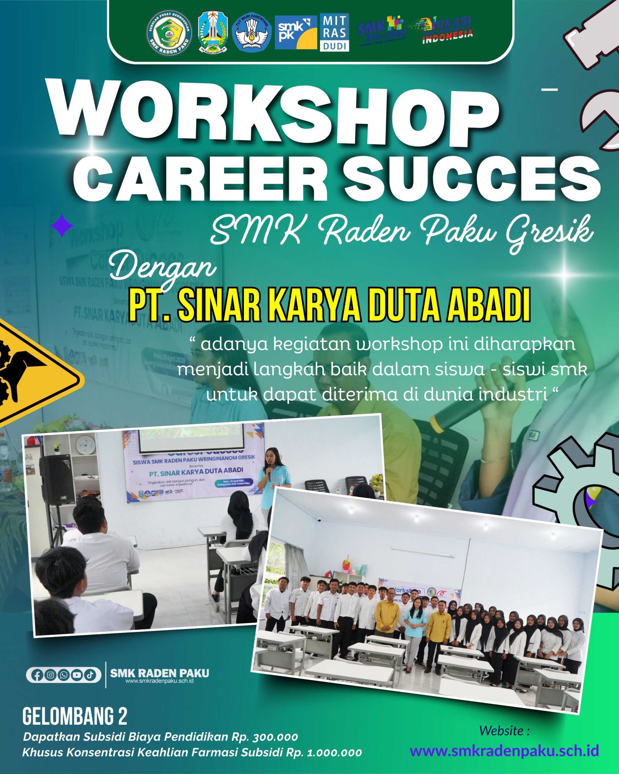 MEMBANGUNG MASA DEPAN GEMILANG DENGAN WORKSHOP CAREER SUCCESS